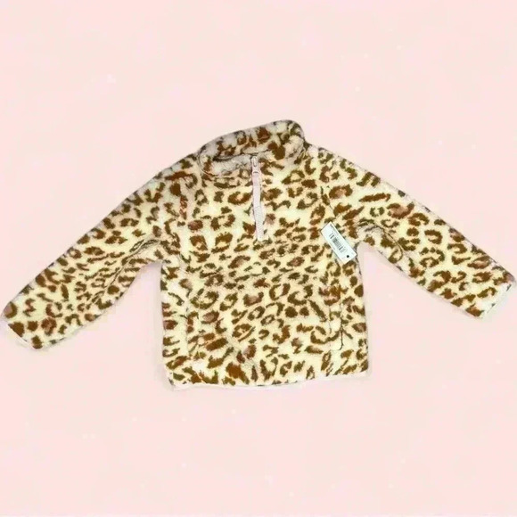 Amazon Essentials Girls and Toddlers' Sherpa Fleece Quarter-Zip Jacket - Picture 1 of 8